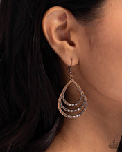 Load image into Gallery viewer, Sojourn Shimmer Copper Earrings