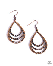 Load image into Gallery viewer, Sojourn Shimmer Copper Earrings