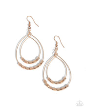 Load image into Gallery viewer, Industrial Artisan Rose Gold Earrings