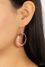 Load image into Gallery viewer, Retro Radius Copper Earrings