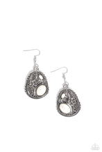 Load image into Gallery viewer, Hibiscus Harvest White Earrings