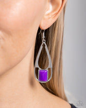 Load image into Gallery viewer, Adventure Story Purple Earrings