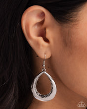 Load image into Gallery viewer, Inner Iridescence Silver Earrings