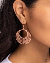 Load image into Gallery viewer, Mandala Paradise Copper Earrings