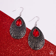 Load image into Gallery viewer, Urban Relic Red Earrings