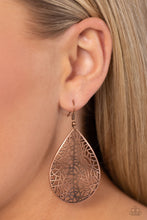 Load image into Gallery viewer, Fractured Fairytale Copper Earrings