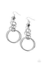 Load image into Gallery viewer, Glitzy Gesture Silver Earrings