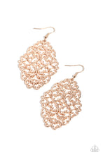 Load image into Gallery viewer, Contemporary Courtyards Rose Gold Earrings
