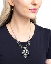 Load image into Gallery viewer, Contemporary Connections Green Necklace
