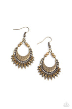 Load image into Gallery viewer, Lunar Luxury Brass Earrings