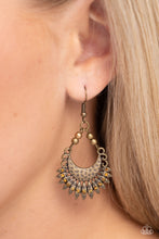 Load image into Gallery viewer, Lunar Luxury Brass Earrings