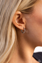 Load image into Gallery viewer, Buzzworthy Bling Silver Hoop Earrings