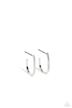 Load image into Gallery viewer, Admirable Arches Silver Mini Hoop Earrings