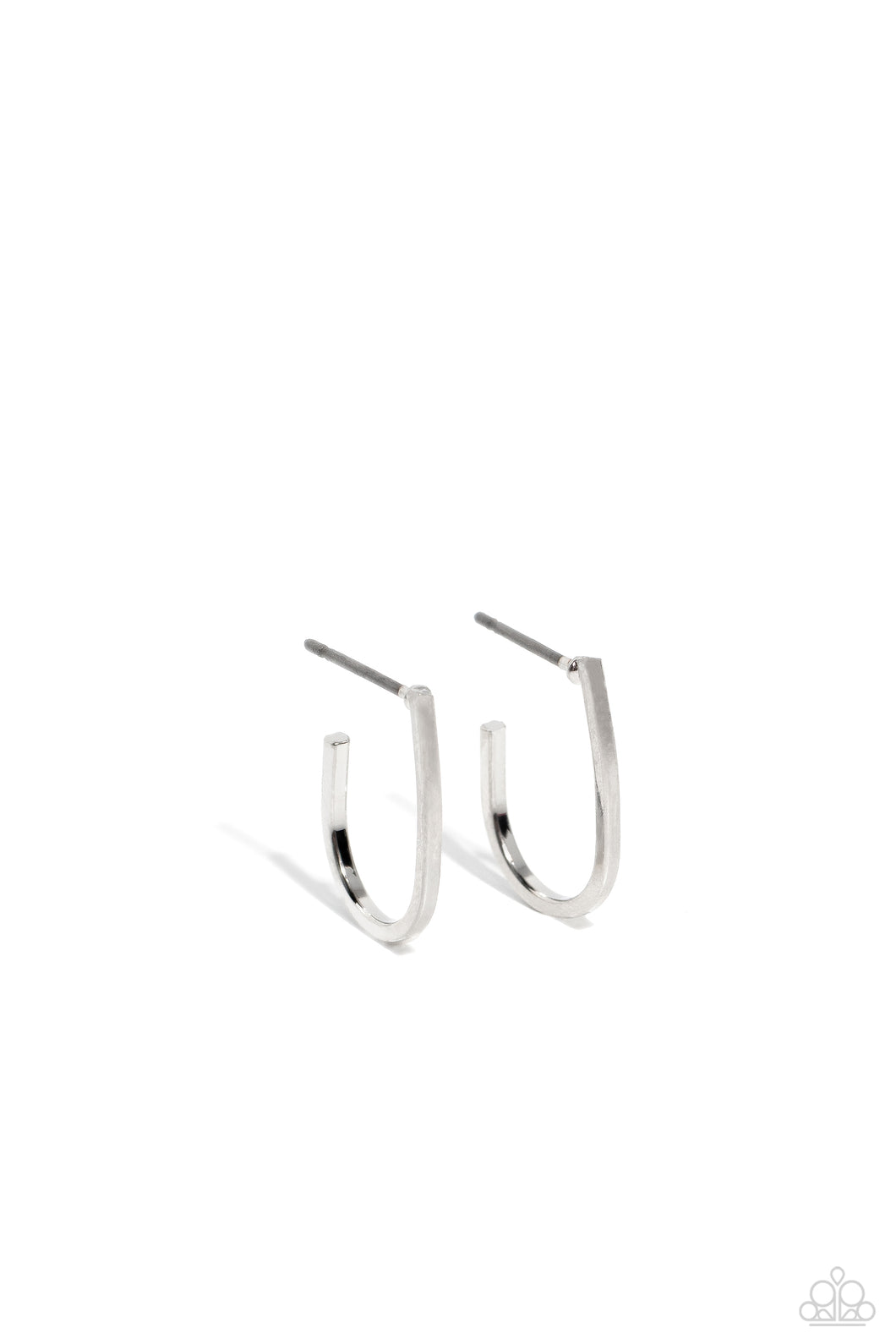 Admirable Arches Silver Mini Hoop Earrings