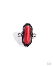 Load image into Gallery viewer, Desert Island Red Skinny Band Ring