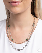 Load image into Gallery viewer, Bold Buds Green Necklace