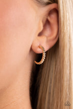Load image into Gallery viewer, Olympian Oath Gold Mini Hoop Earrings