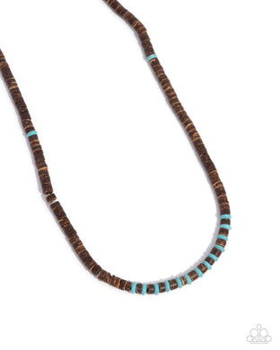 The WOOD Times Blue Urban Necklace