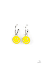 Load image into Gallery viewer, Subtle Smile Yellow Earring