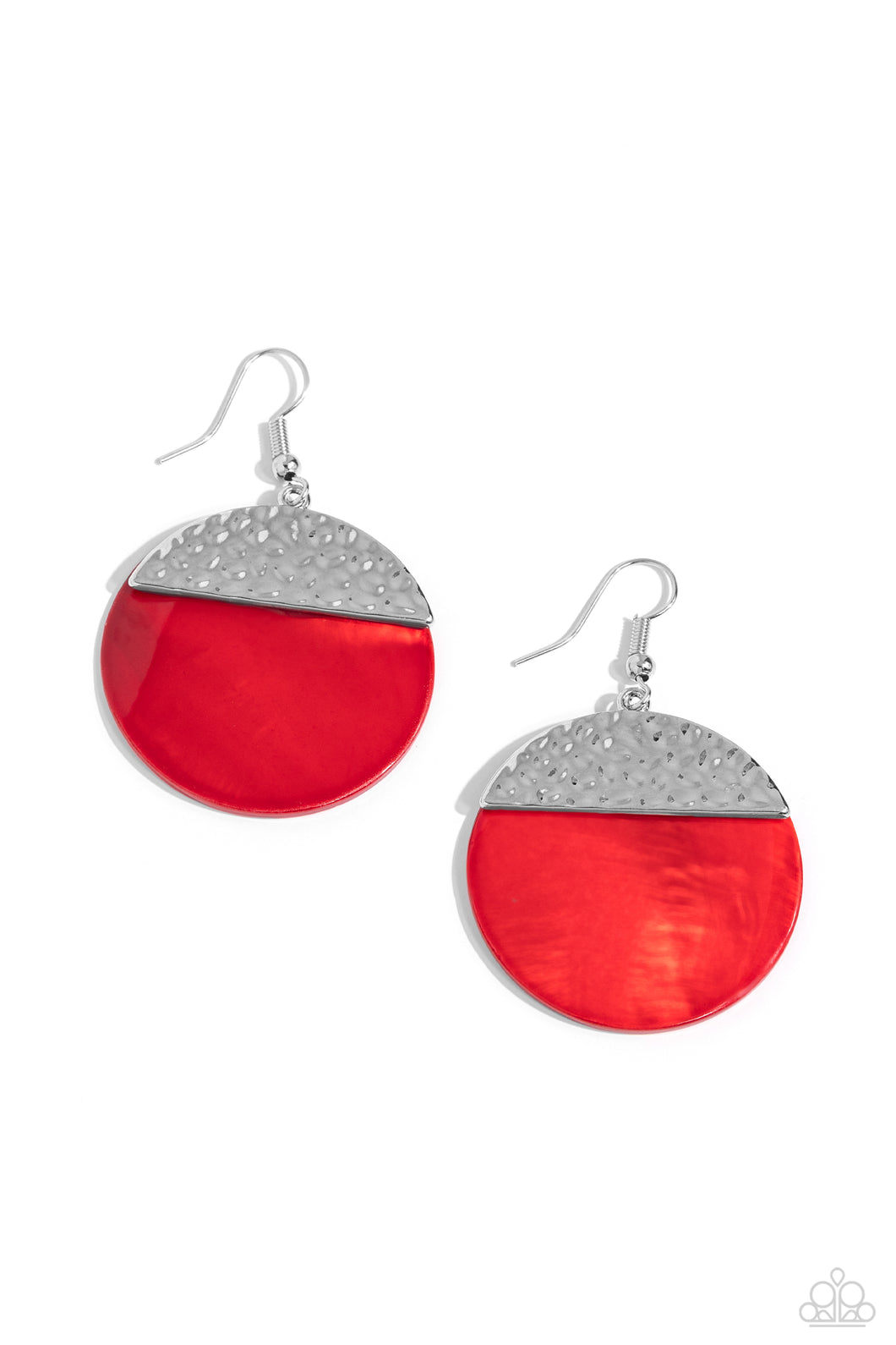 SHELL Out Red Earrings