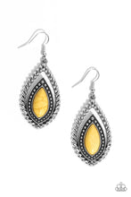 Load image into Gallery viewer, Twisted Trailblazer Yellow Earring