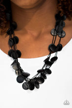 Load image into Gallery viewer, Caribbean Catch Black Wood Necklace