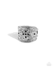 Load image into Gallery viewer, Gilded Glitz Black Ring
