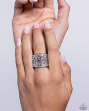 Load image into Gallery viewer, Gilded Glitz Red Ring