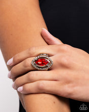Load image into Gallery viewer, Marquise Majesty Red Ring