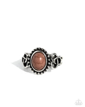 Load image into Gallery viewer, Celtic KNOT-out Brown Skinny Band Ring