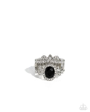 Load image into Gallery viewer, Parisian Pinnacle Black Ring
