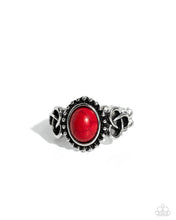 Load image into Gallery viewer, Celtic KNOT-out Red Skinny Band Ring