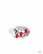 Load image into Gallery viewer, In The Friend STONE Red Skinny Band Ring