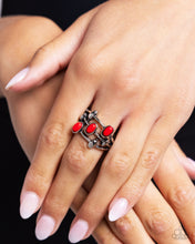 Load image into Gallery viewer, In The Friend STONE Red Skinny Band Ring