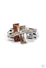 Load image into Gallery viewer, Dueling Difference Brown Skinny Band Ring