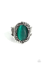 Load image into Gallery viewer, Plaited Pattern Green Ring