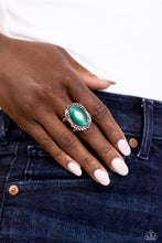 Load image into Gallery viewer, Plaited Pattern Green Ring