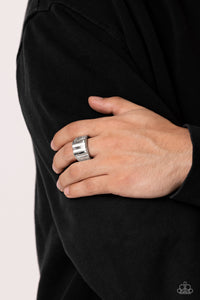 Rectangular Relic White Men’s Ring