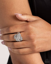 Load image into Gallery viewer, LEAF the Way White Skinny Band Ring