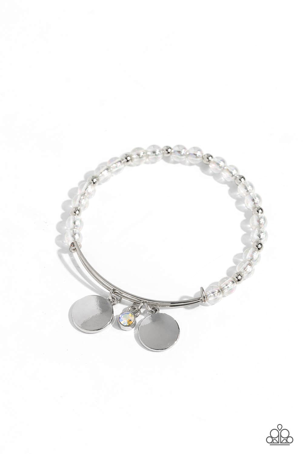 Bodacious Beacon White Bangle