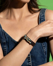 Load image into Gallery viewer, Social Sashay Blue Wrap Bracelet