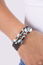 Load image into Gallery viewer, Social Sashay Blue Wrap Bracelet