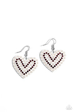 Load image into Gallery viewer, Romantic Reunion White Earrings