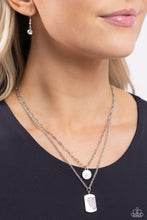 Load image into Gallery viewer, Half of My Heart White Necklace