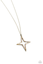 Load image into Gallery viewer, Stellar Showtime Brass Necklace