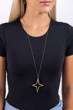 Load image into Gallery viewer, Stellar Showtime Brass Necklace
