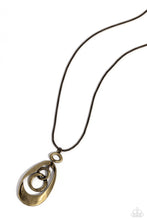 Load image into Gallery viewer, Industrial Impulse Brass Necklace