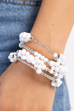 Load image into Gallery viewer, Compelling Clouds White Bracelet
