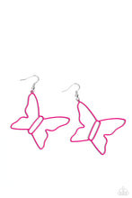 Load image into Gallery viewer, Soaring Silhouettes Pink Earrings