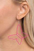 Load image into Gallery viewer, Soaring Silhouettes Pink Earrings